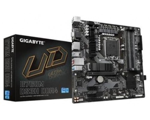 Gigabyte Placa Base B760M DS3H DDR4  mATX LGA1700